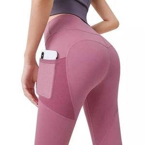 Petite High Waist Yoga Pants Pink